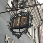Vilnius bookshop sign