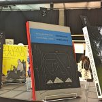 Architecture books on display