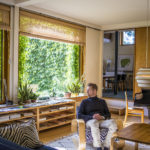 Photo of the author Petri Laaksonen in Alvar Aalto's home