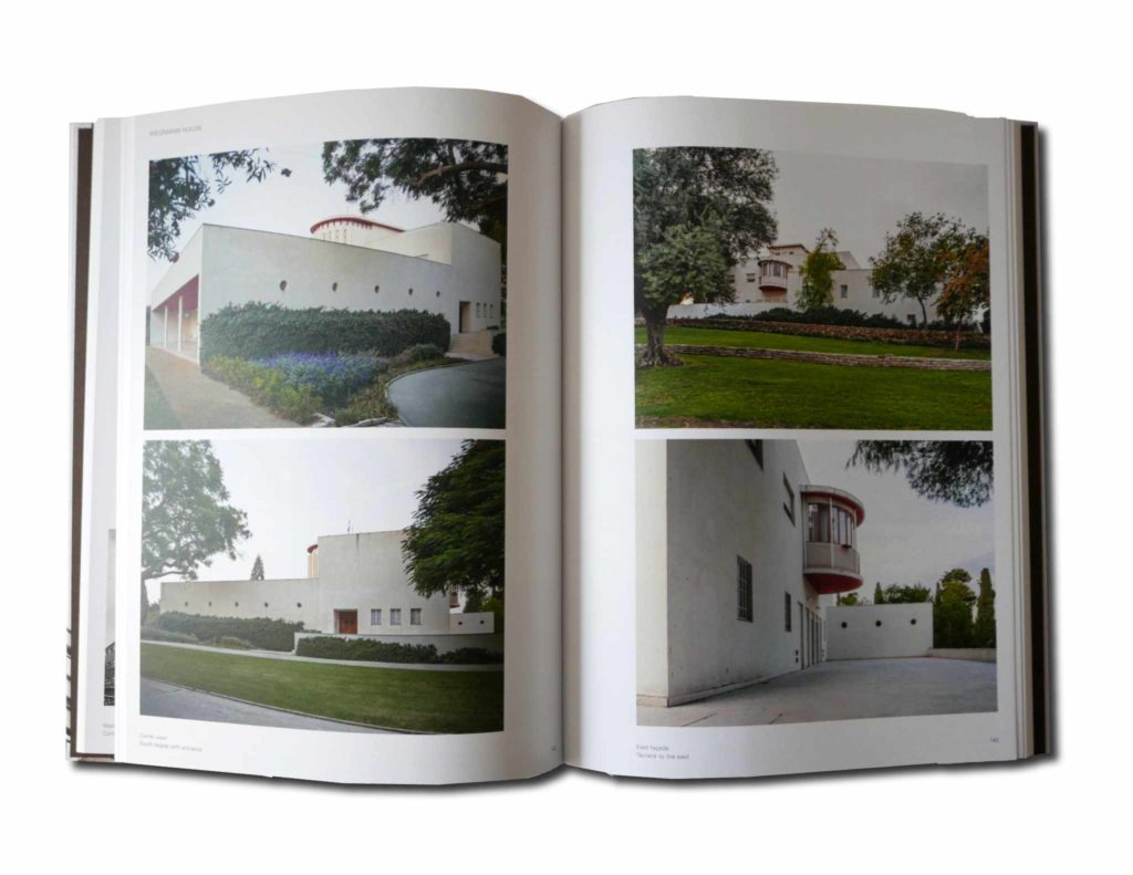 Sample spread of the book Erich Mendelsohn Buildings and Projects