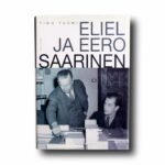 Photo showing the book Eliel ja Eero Saarinen